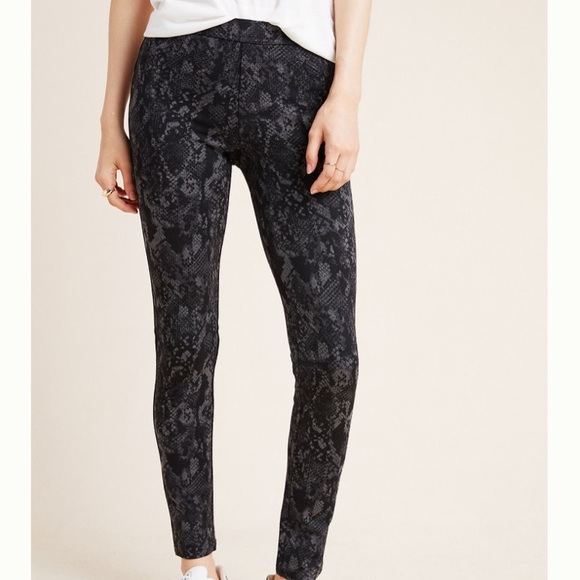 Sanctuary Anthropologie Snake-Printed Legging EUC - Picture 3 of 10